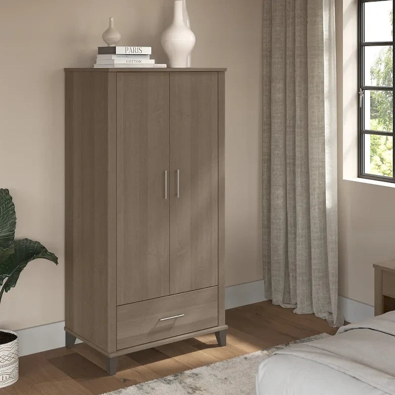 Somerset Large Armoire Cabinet by Bush Furniture