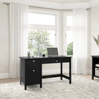 Bureau informatique de 137 cm avec tiroirs