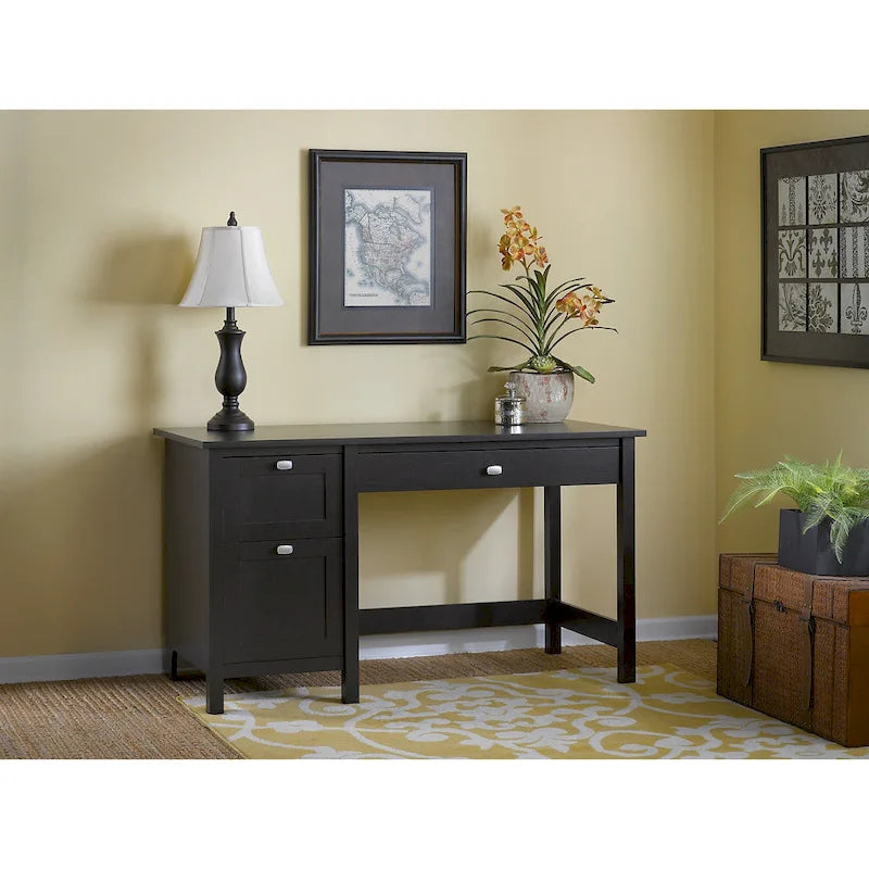 Bureau informatique de 137 cm avec tiroirs