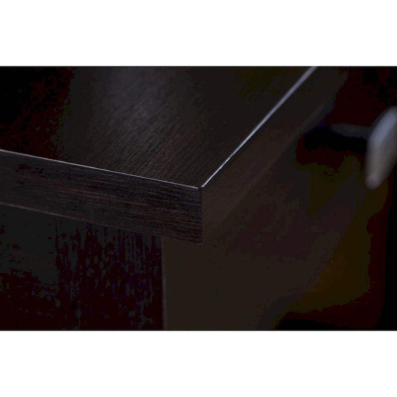 Bureau informatique de 137 cm avec tiroirs