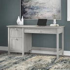 Bureau informatique de 137 cm avec tiroirs