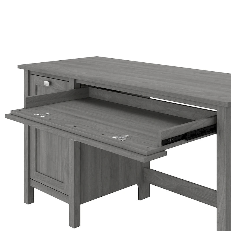 Bureau informatique de 137 cm avec tiroirs