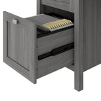 Bureau informatique de 137 cm avec tiroirs