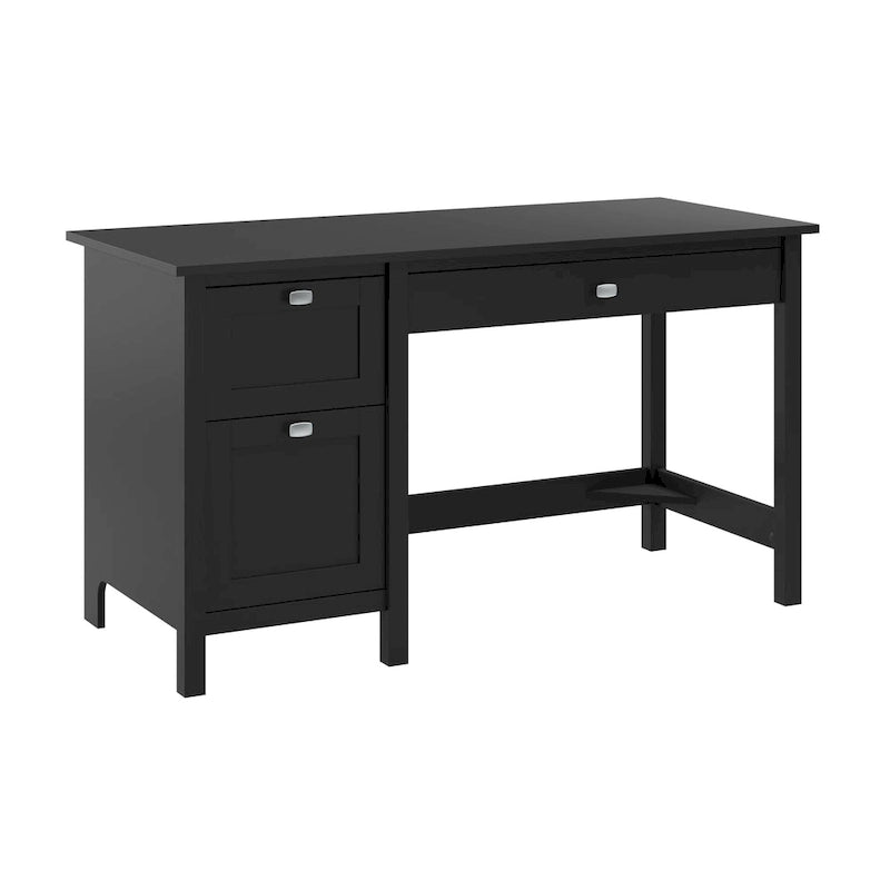 Bureau informatique de 137 cm avec tiroirs