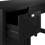 Bureau informatique de 137 cm avec tiroirs