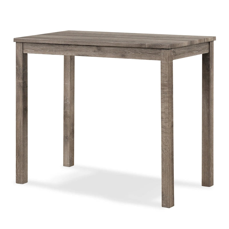 Table de salle à manger hauteur comptoir avec tabourets rembourrés capitonnés