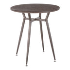 Table de salle à manger ronde industrielle