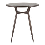 Table de salle à manger ronde industrielle