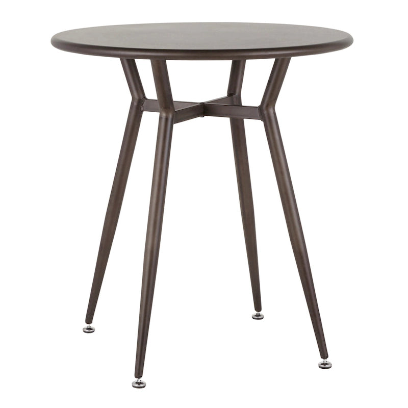 Table de salle à manger ronde industrielle