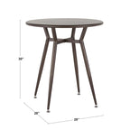Table de salle à manger ronde industrielle