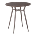 Table de salle à manger ronde industrielle