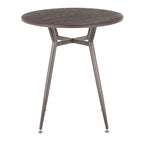 Table de salle à manger ronde industrielle