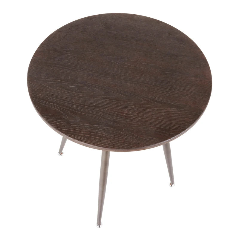 Table de salle à manger ronde industrielle