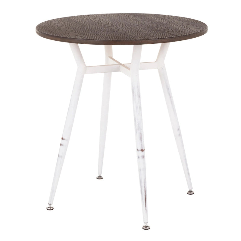 Table de salle à manger ronde industrielle