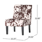 Fauteuil d'appoint contemporain en tissu
