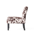 Fauteuil d'appoint contemporain en tissu