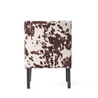 Fauteuil d'appoint contemporain en tissu