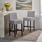 Tabouret de bar en tissu de 30 pouces