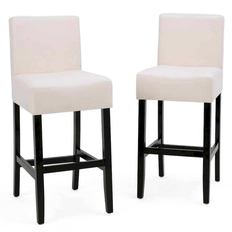 Tabouret de bar en tissu de 30 pouces