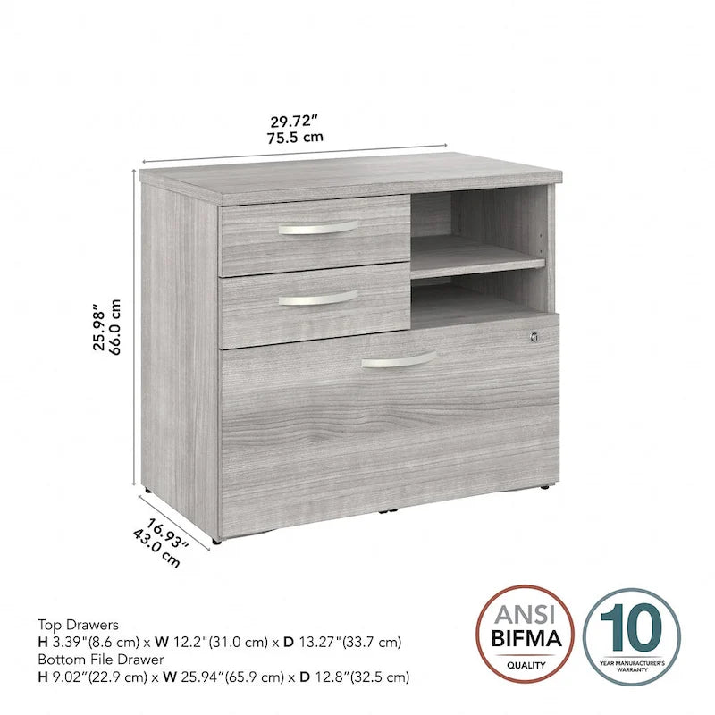 Armoire de bureau avec tiroirs