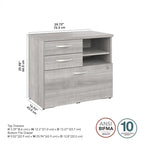 Armoire de bureau avec tiroirs
