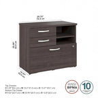 Armoire de bureau avec tiroirs