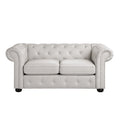 Causeuse Chesterfield capitonnée