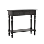 Console 1 étagère en bois traditionnel de 96,5 cm