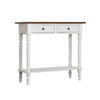 Console 1 étagère en bois traditionnel de 96,5 cm