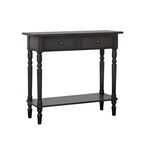 Console 1 étagère en bois traditionnel de 96,5 cm