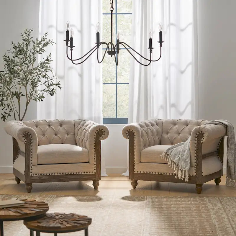 Fauteuil club en tissu