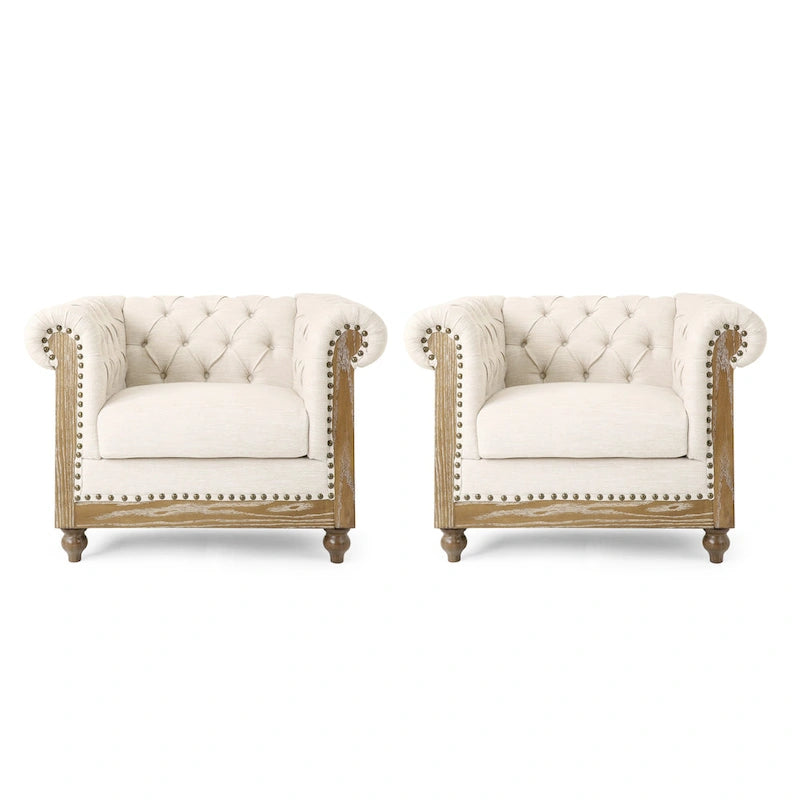 Fauteuil club en tissu