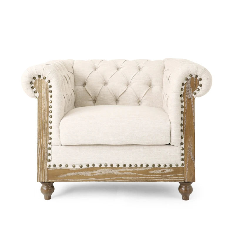 Fauteuil club en tissu