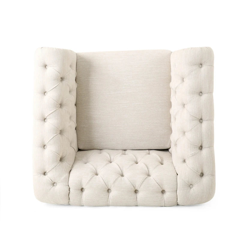 Fauteuil club en tissu