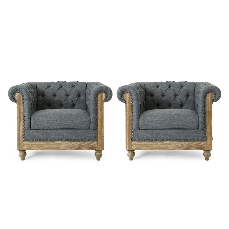 Fauteuil club en tissu