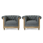 Fauteuil club en tissu