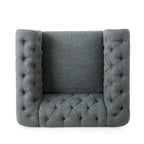 Fauteuil club en tissu