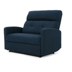 Fauteuil de club inclinable 2 places en tissu