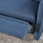 Fauteuil de club inclinable 2 places en tissu