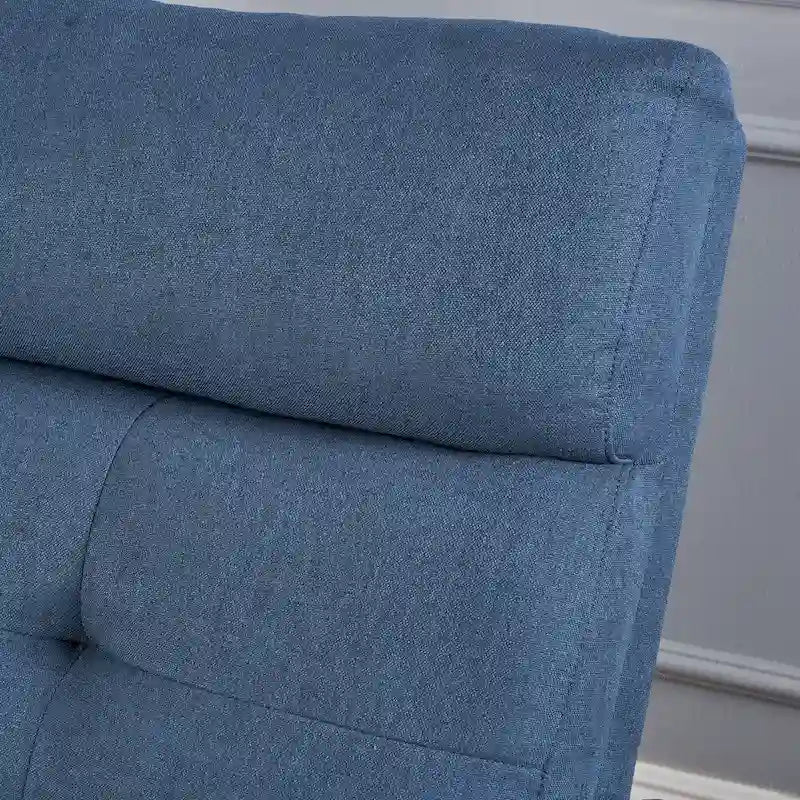 Fauteuil de club inclinable 2 places en tissu