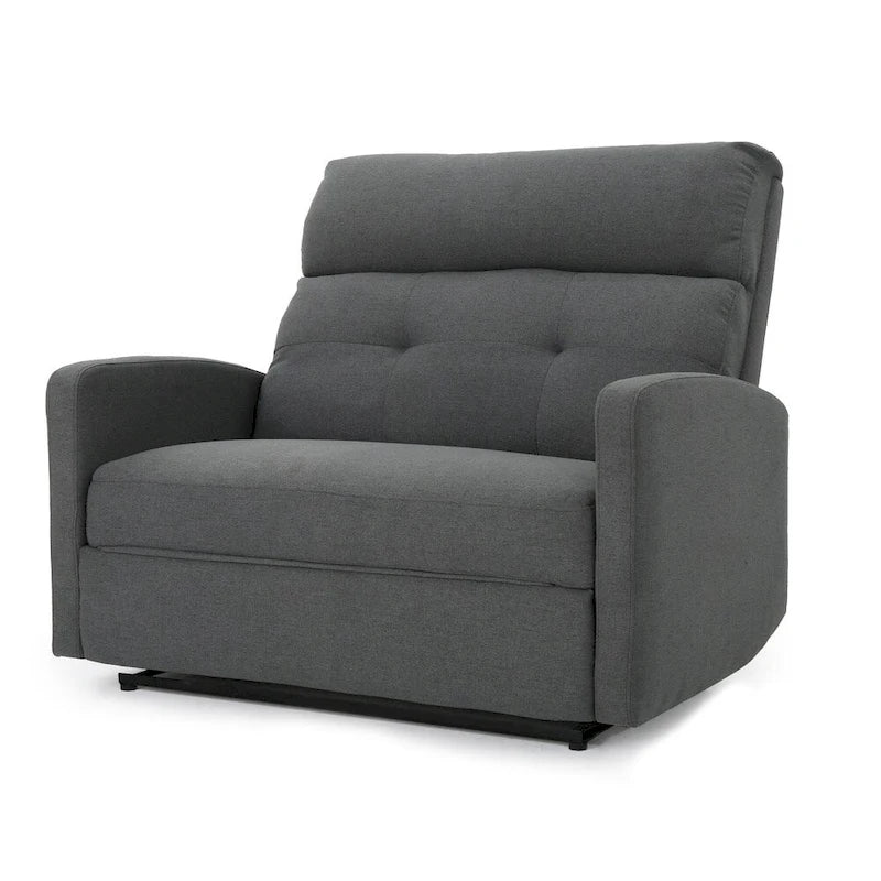 Fauteuil de club inclinable 2 places en tissu