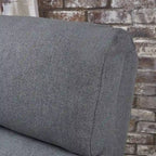 Fauteuil de club inclinable 2 places en tissu