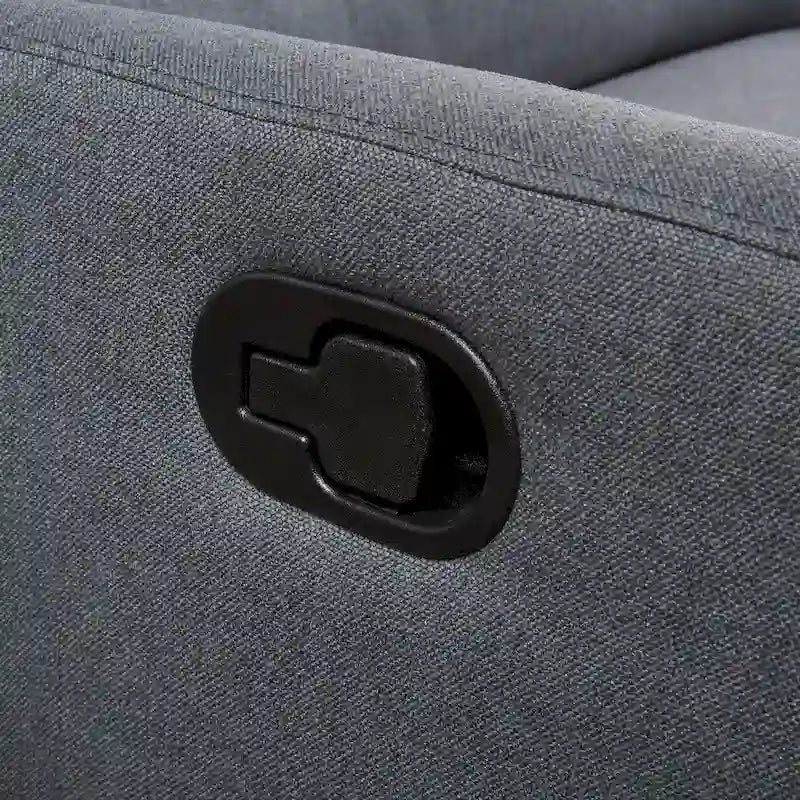 Fauteuil de club inclinable 2 places en tissu