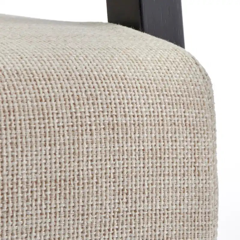 Fauteuil d'appoint en canne et bois massif