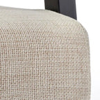 Fauteuil d'appoint en canne et bois massif