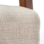 Fauteuil d'appoint en canne et bois massif