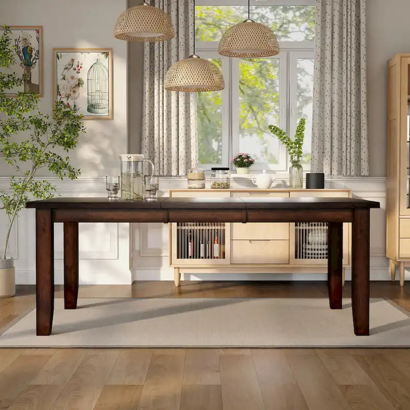 Table à manger extensible Cottage Cherry de 78 pouces