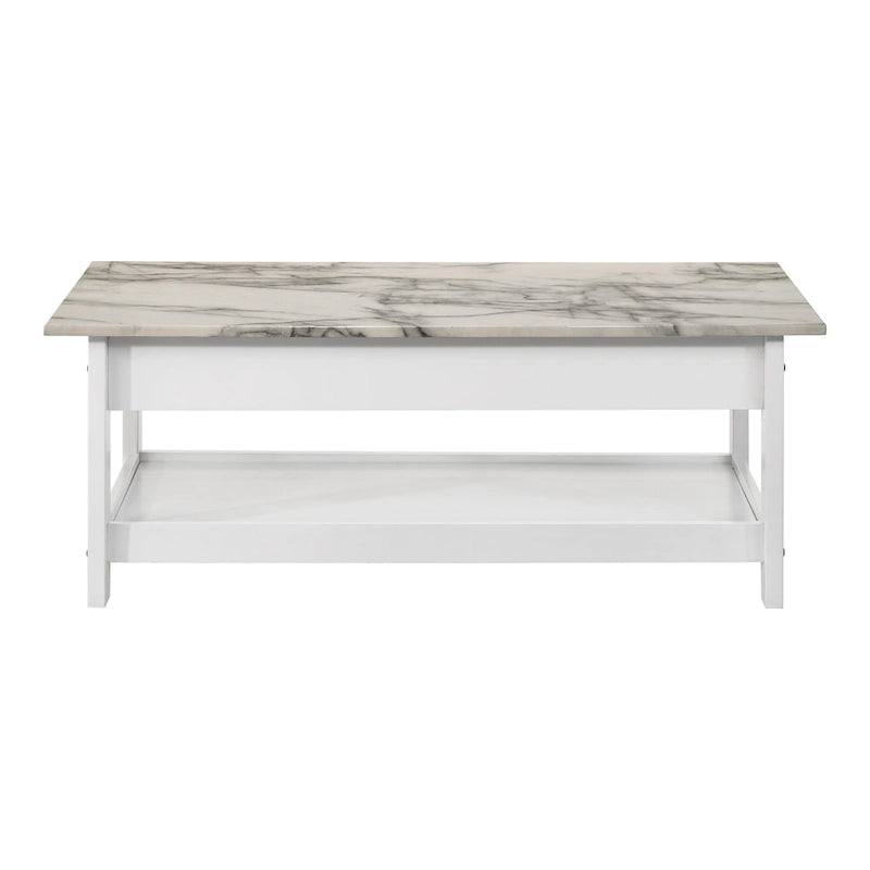 Table basse et table d'appoint en hévéa de style transitoire avec tiroir
