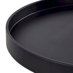 Table d'appoint ronde à plateau trempé de peinture