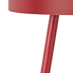 Table d'appoint ronde à plateau trempé de peinture